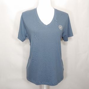 Frye women's t-shirt M blue brand new cotton
